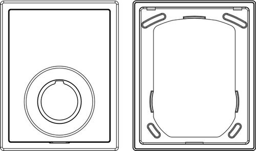 IMI-Hydronic-Engineering-IMI-HEIMEIER-Rahmen-und-Abdeckplatte-fuer-Multibox-K-RTL-K-RTL-weiss-RAL9016-9300-00-800 gallery number 1